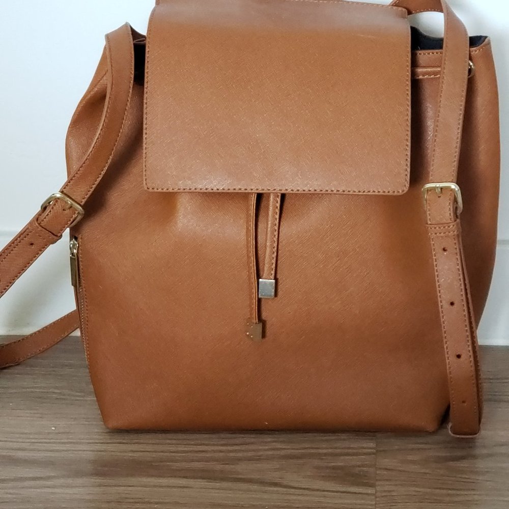 Barneys NY brown back pack